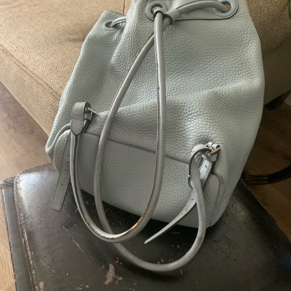 Michael koors baby blue back pack.